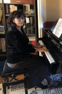 Portrait de la pianiste Catherine Brunet